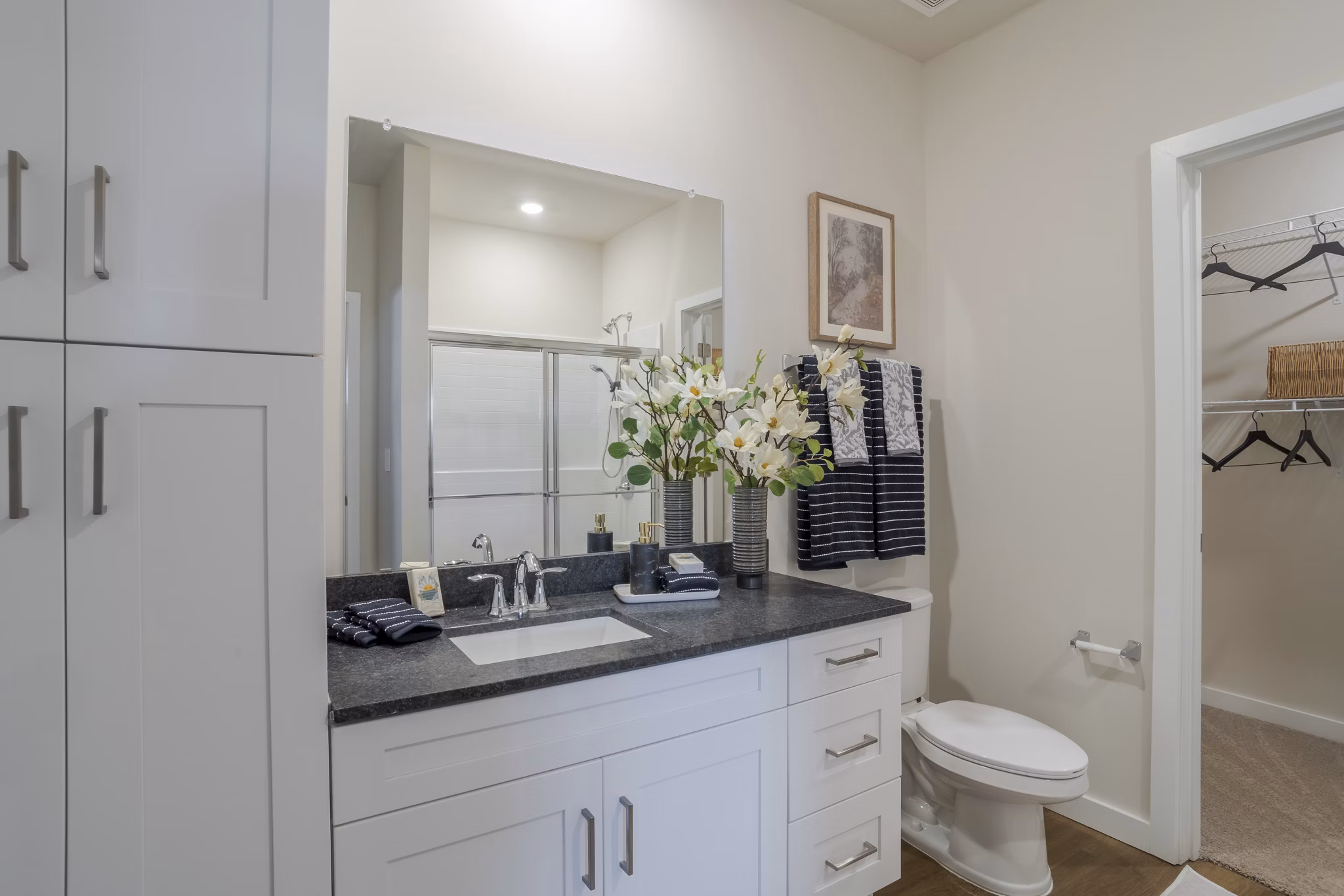 bathroom at Ascend Cottages at Highland Square Apartments 