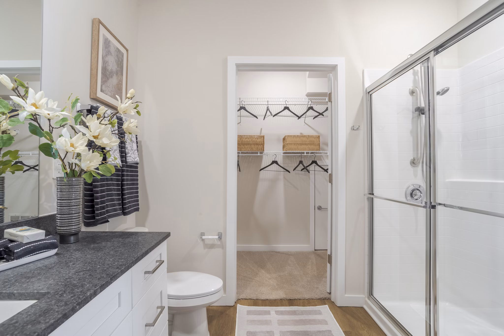 bathroom at Ascend Cottages at Highland Square Apartments 