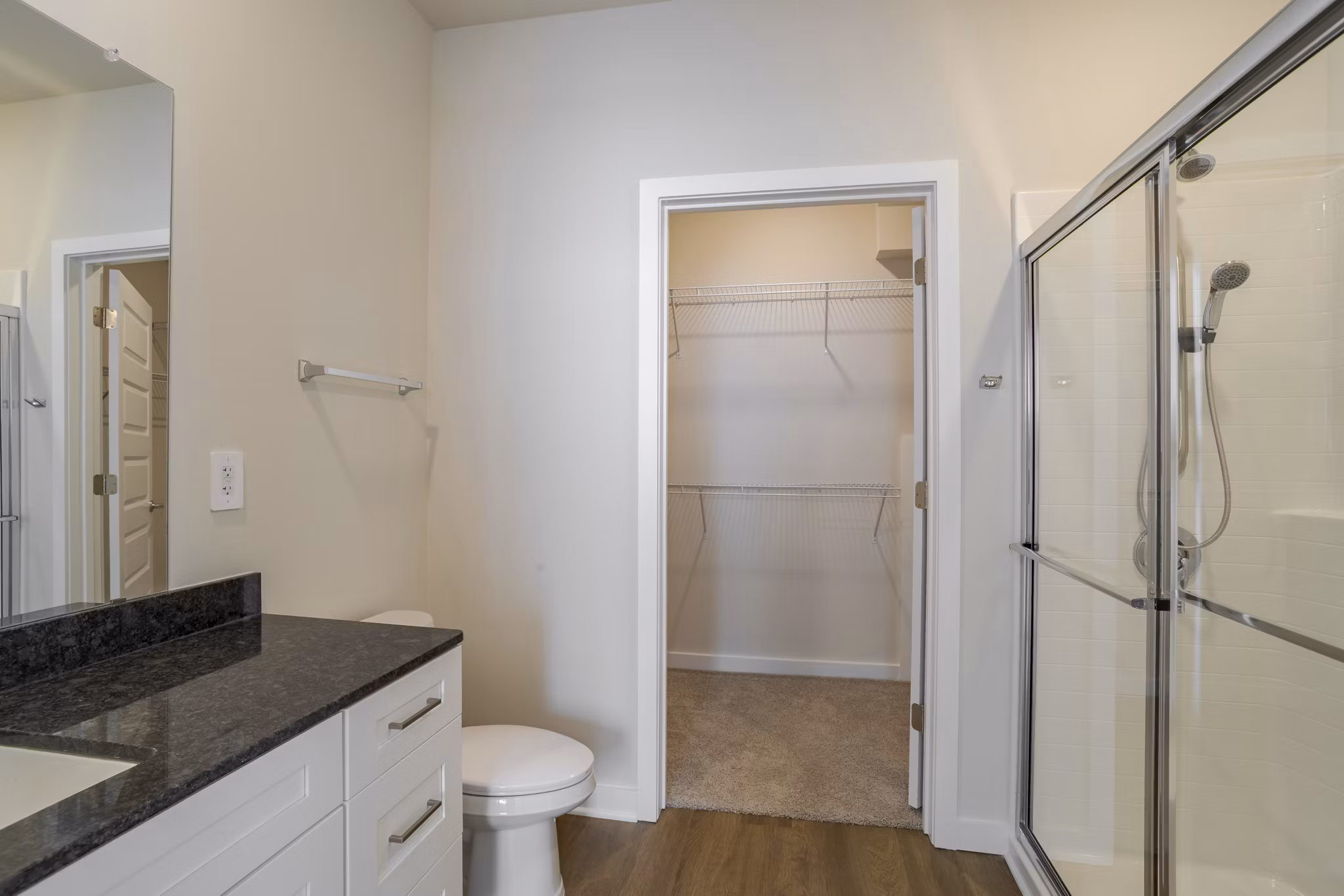 bathroom at Ascend Cottages at Highland Square Apartments 