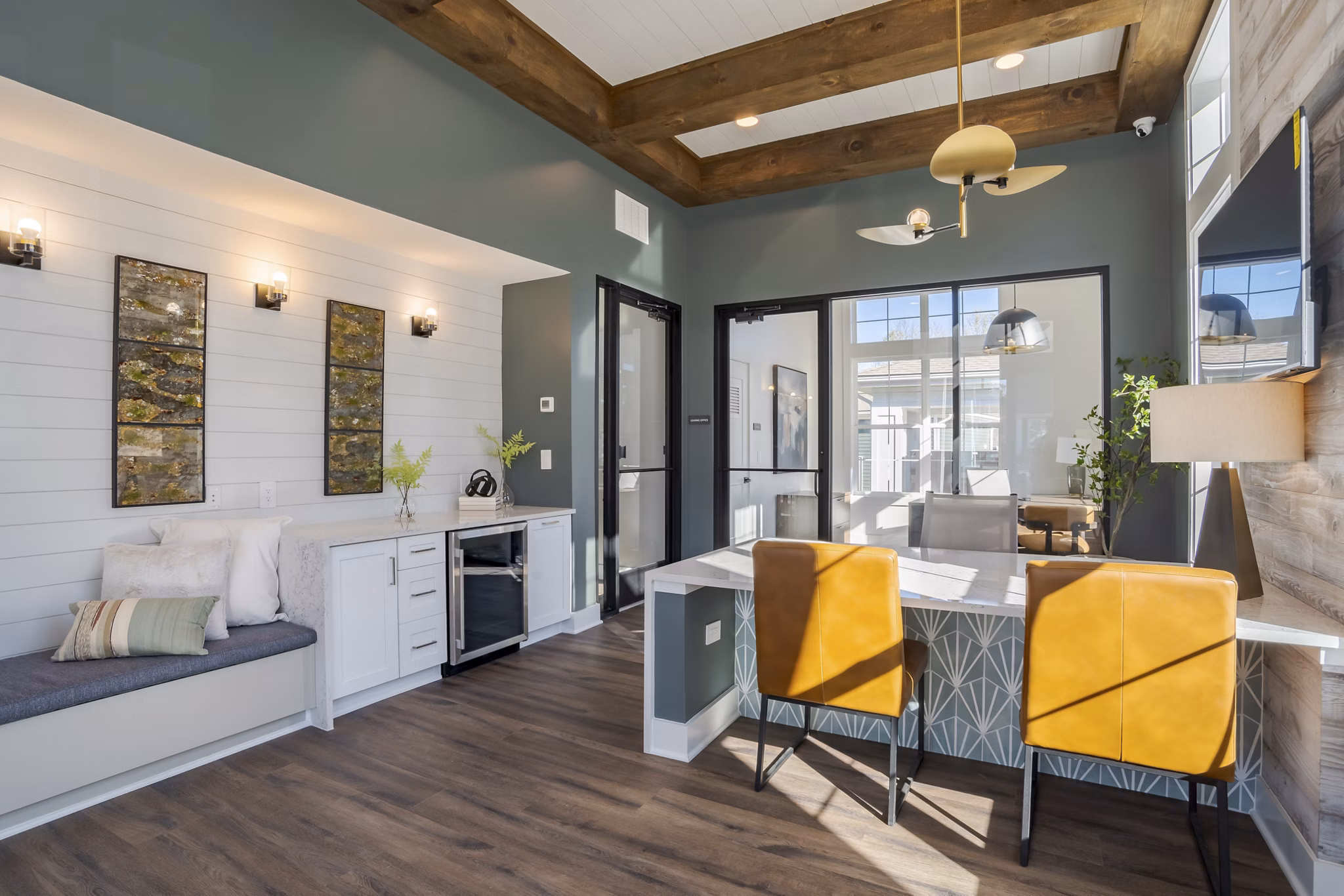 clubhouse at Ascend Cottages at Highland Square Apartments 