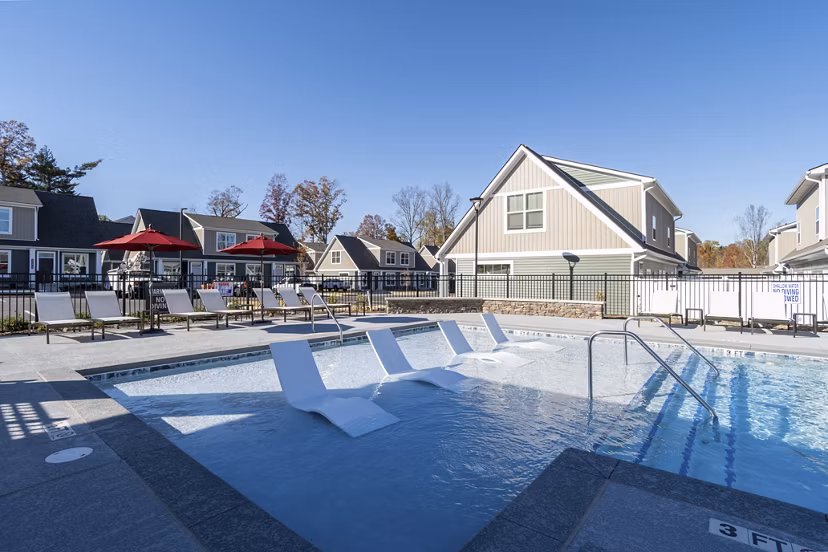 pool at Ascend Cottages at Highland Square Apartments 