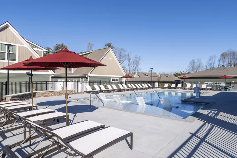 pool at Ascend Cottages at Highland Square Apartments 