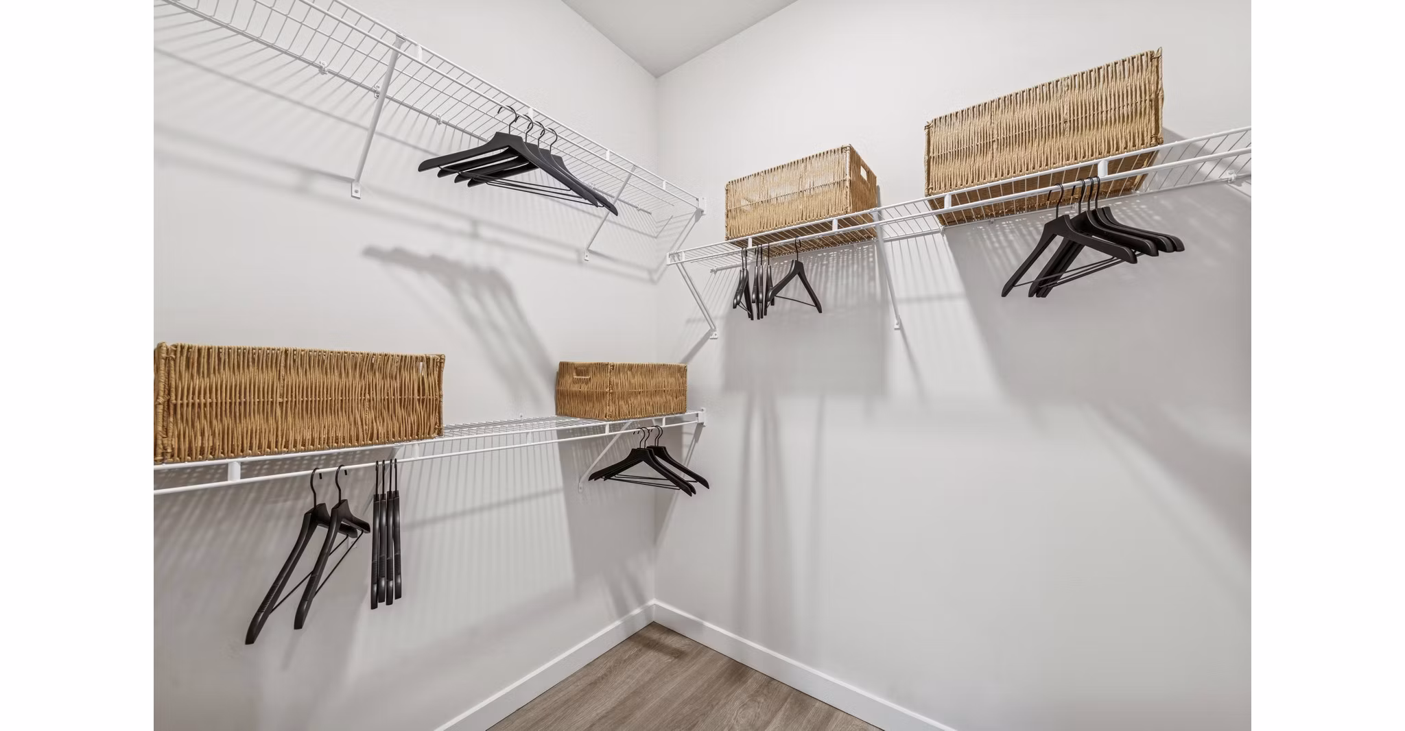 bedroom closet at Ascend Morganton Park Apartments
