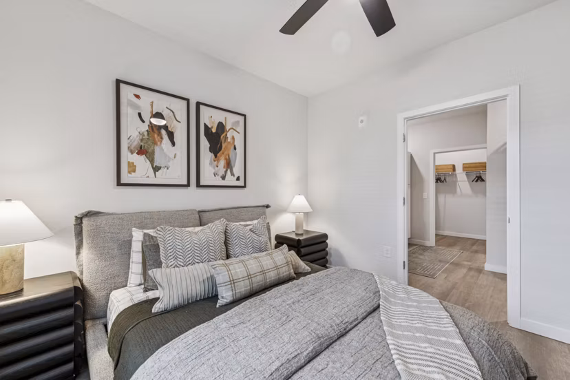 bedroom at Ascend Morganton Park Apartments