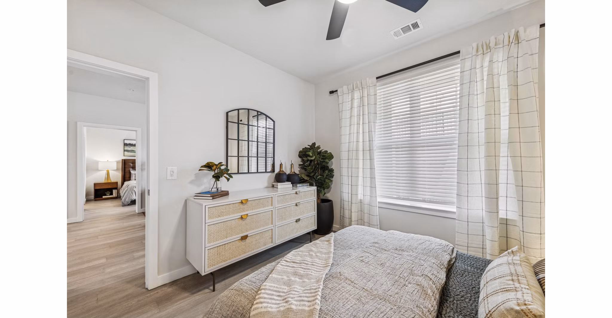 bedroom at Ascend Morganton Park Apartments