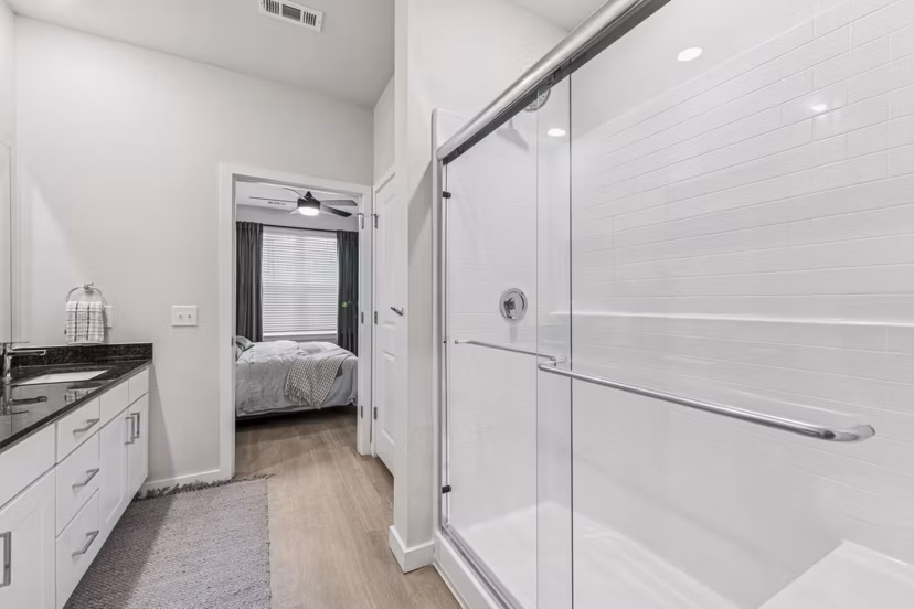 bathroom at Ascend Morganton Park Apartments