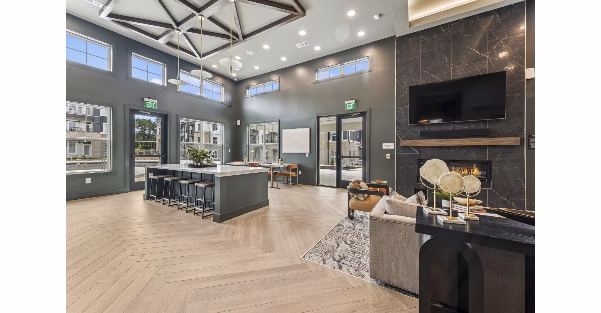 clubhouse at Ascend Morganton Park Apartments