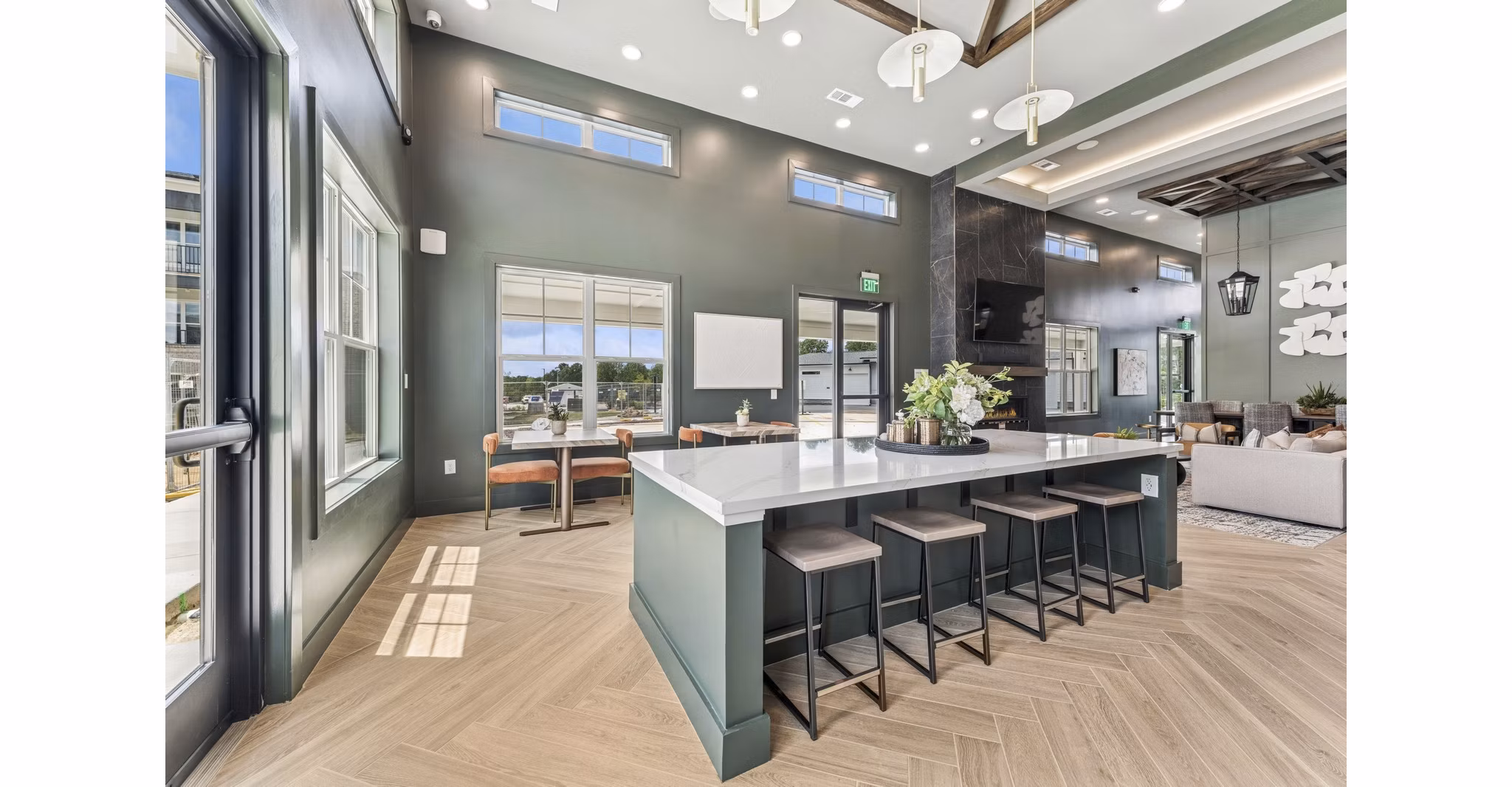 clubhouse at Ascend Morganton Park Apartments