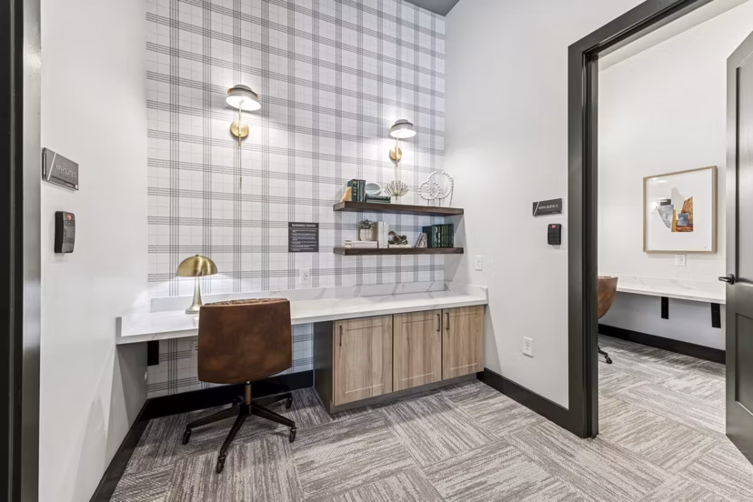 clubhouse business center at Ascend Morganton Park Apartments