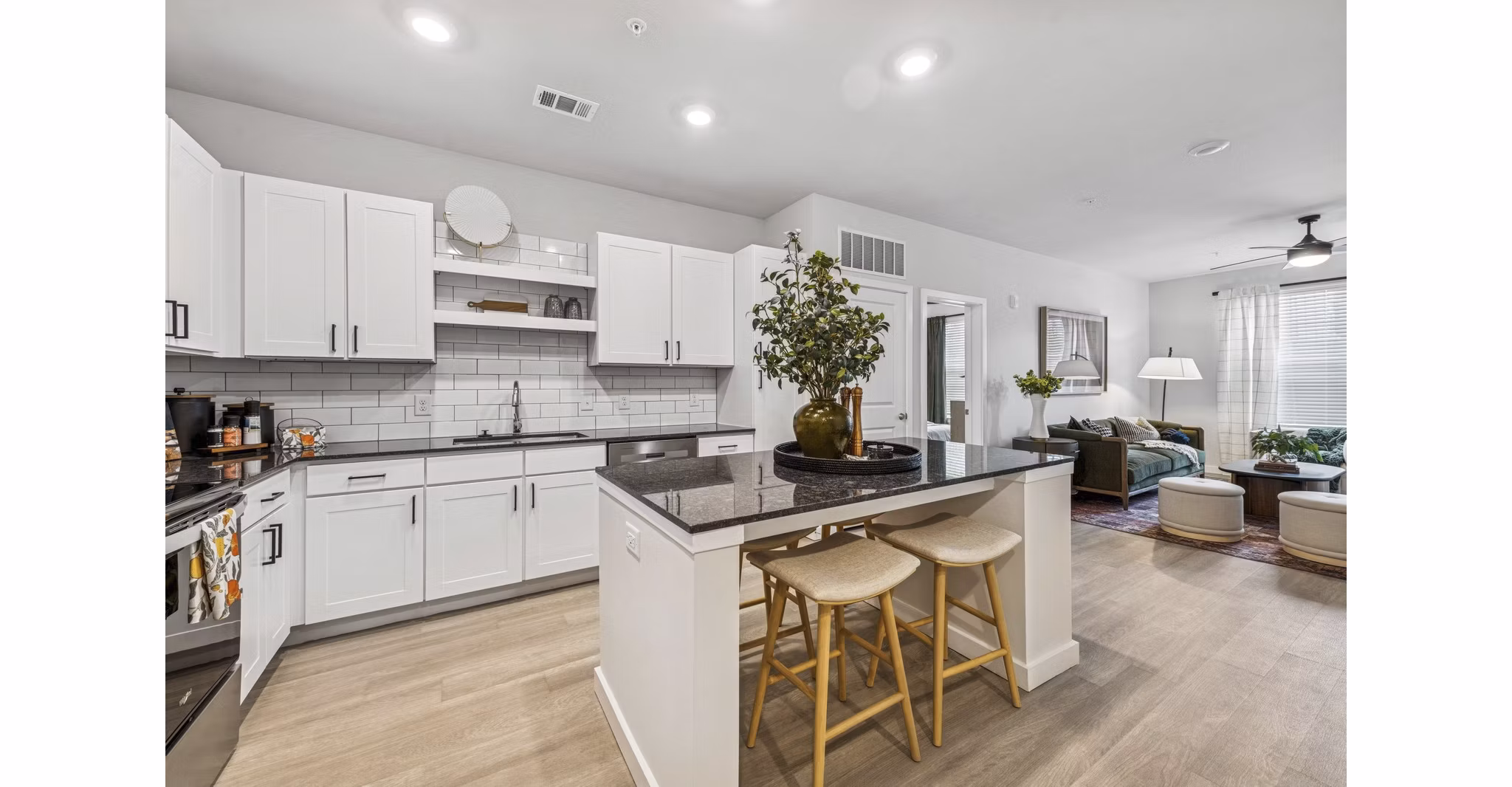 kitchen at Ascend Morganton Park Apartments