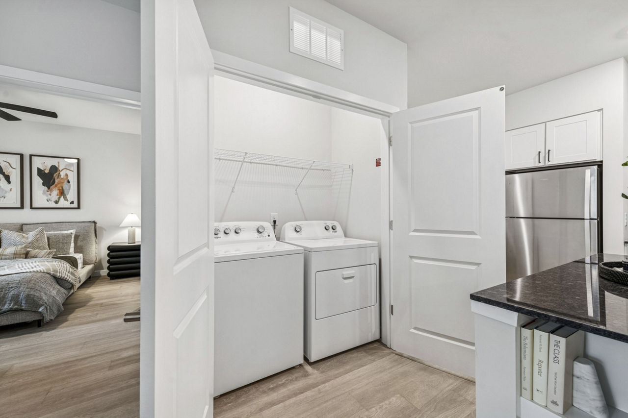 Laundry room at Ascend Morganton Park