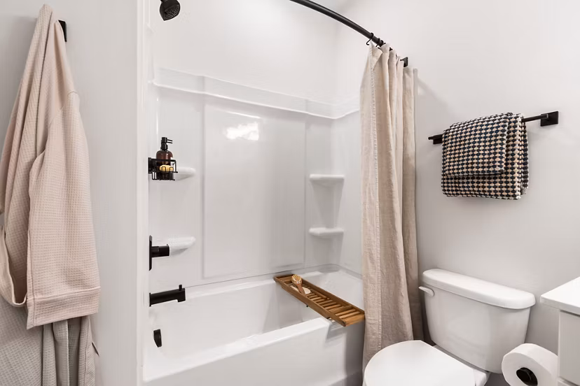 bathroom at Harmon Jefferson Village Apartments