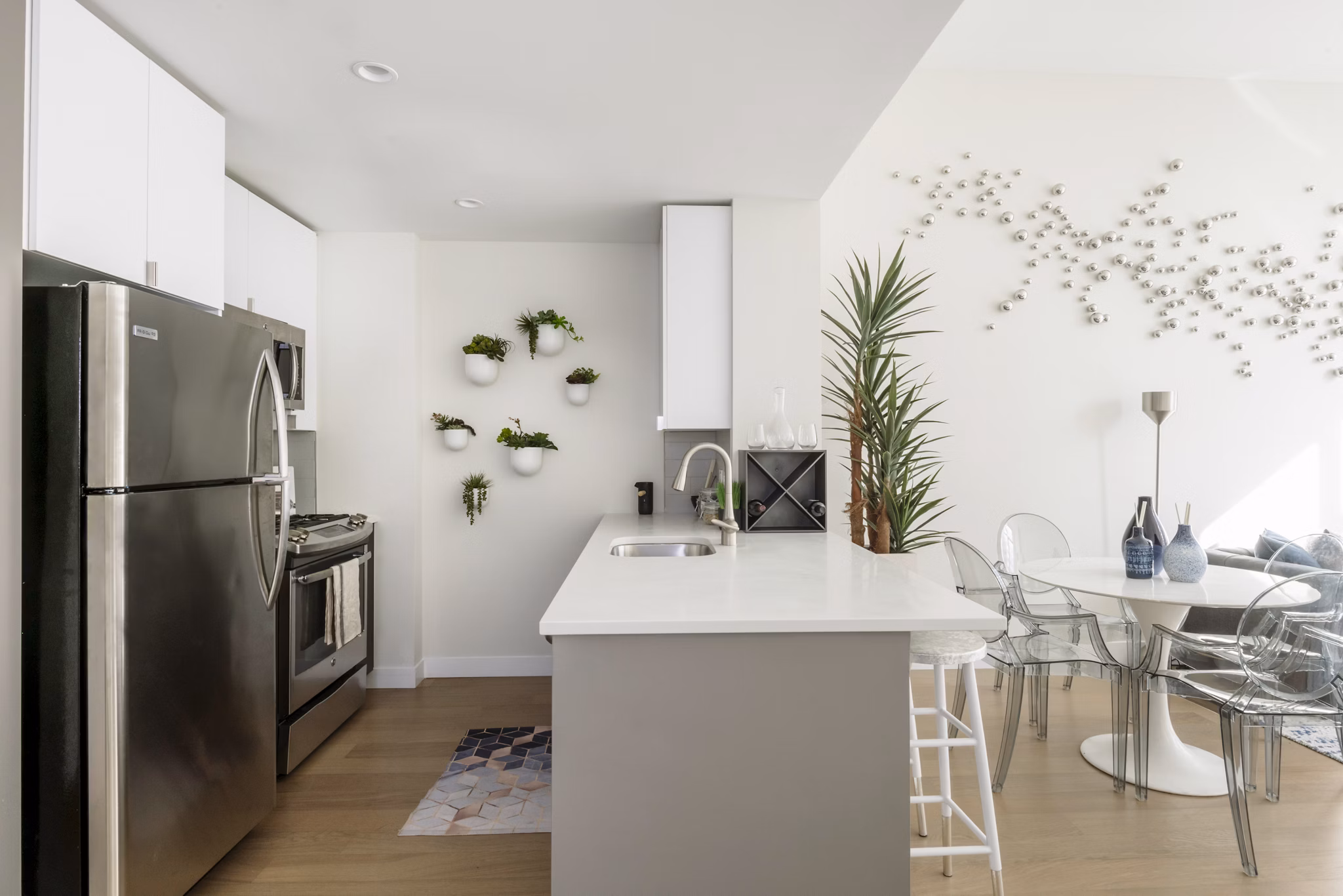 kitchen at Continuum 57 Apartments