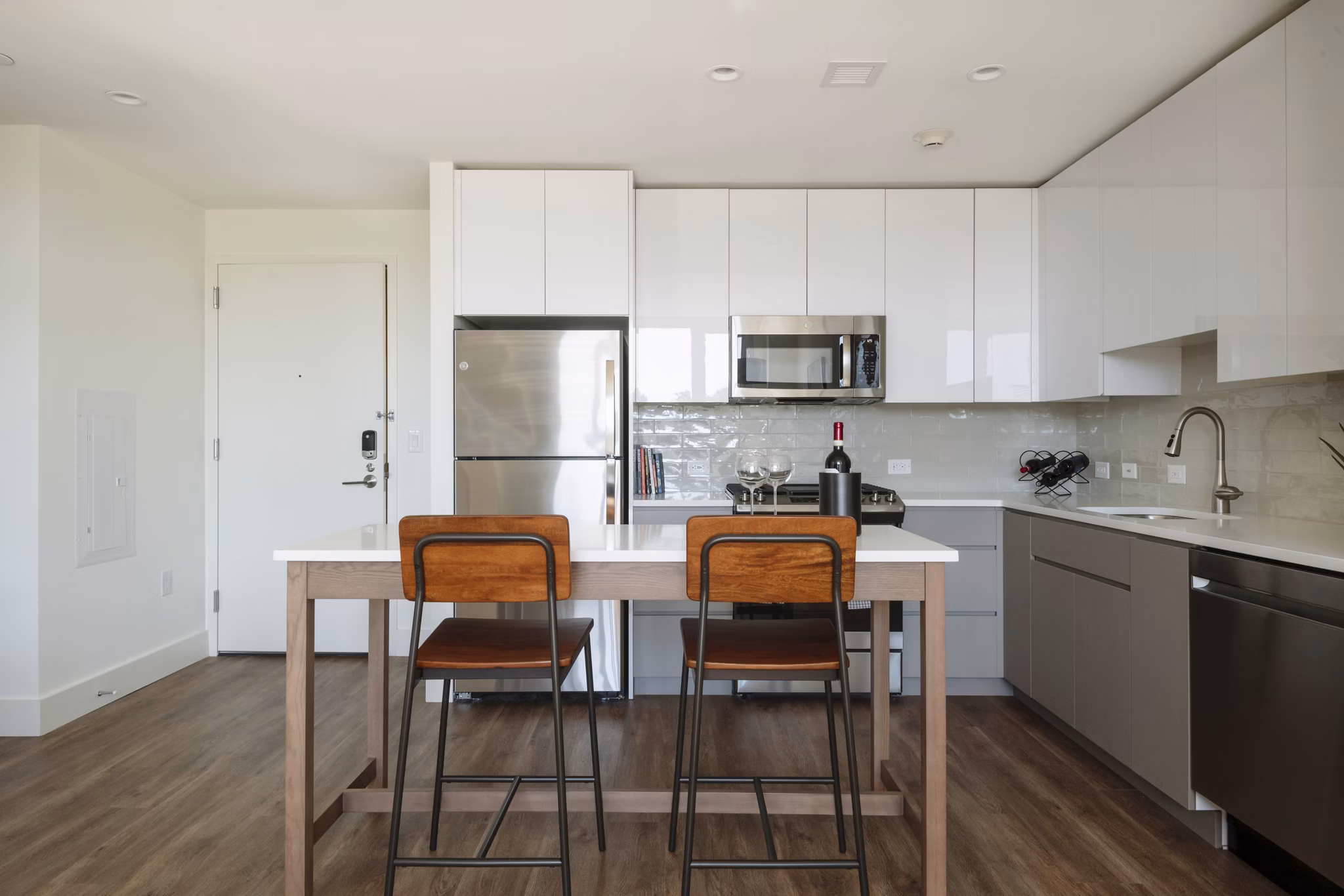 kitchen at Continuum 57 Apartments