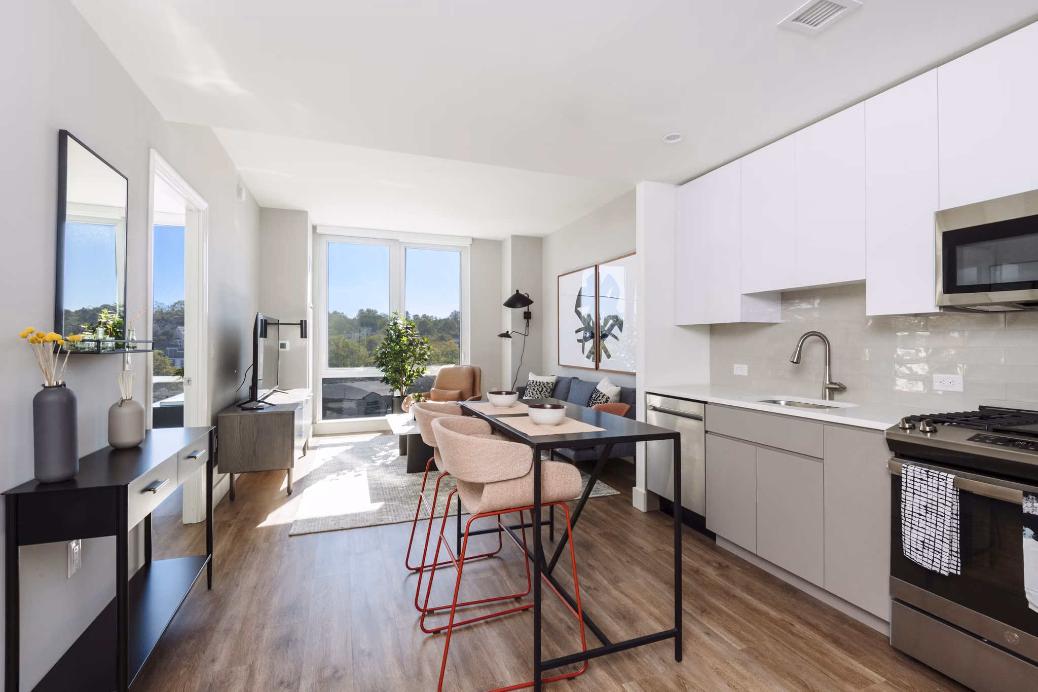 kitchen at Continuum 57 Apartments