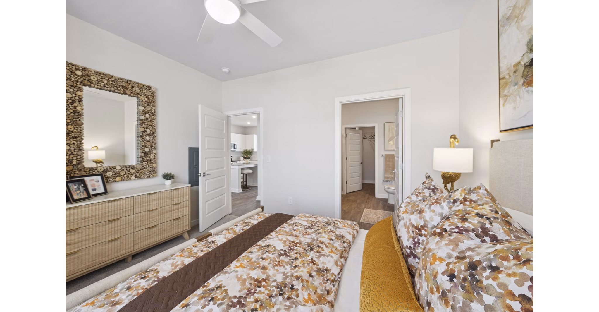 bedroom at Cottages at Ridgefield Apartment Homes