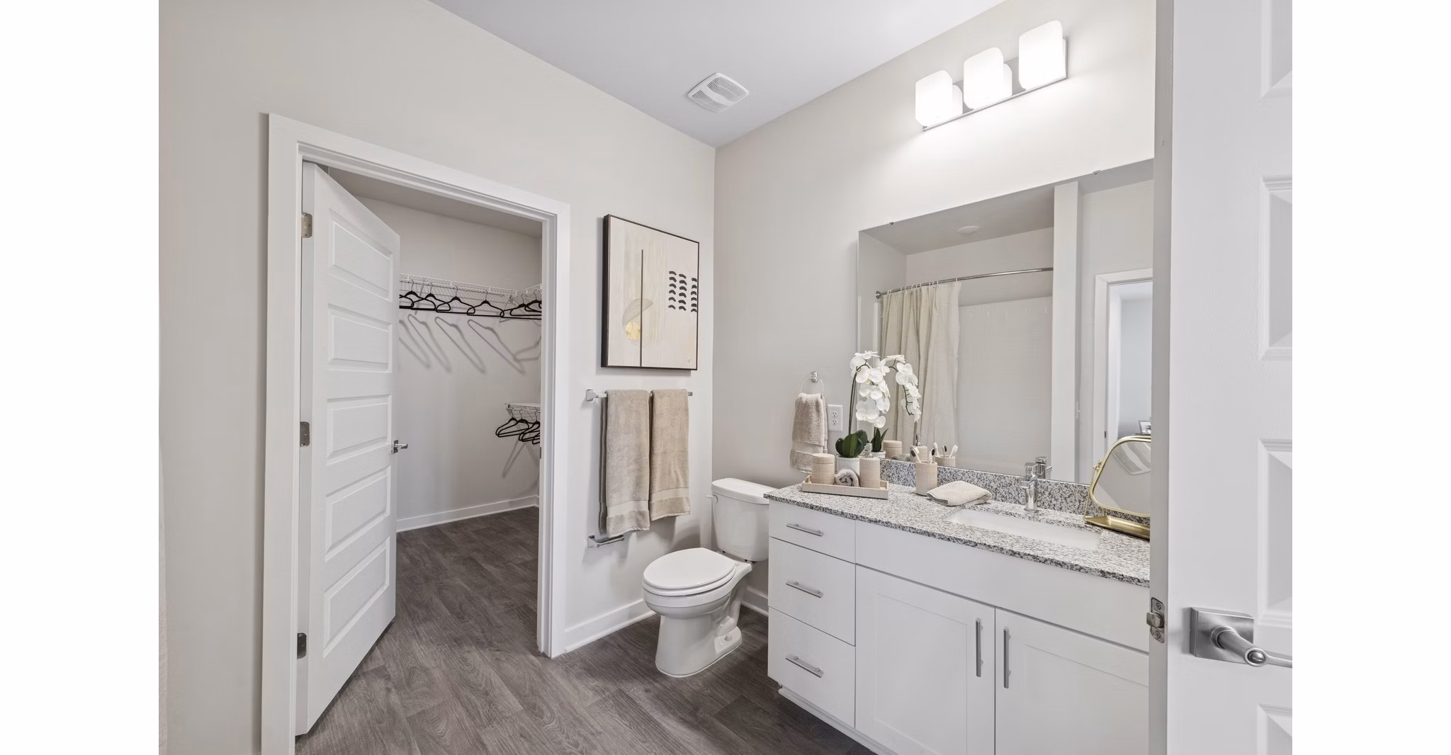 bathroom at Cottages at Ridgefield Apartment Homes