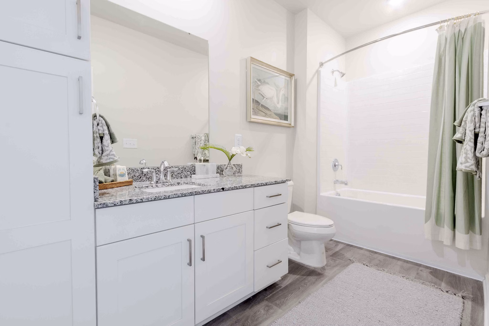 bathroom at Cottages at Ridgefield Apartments
