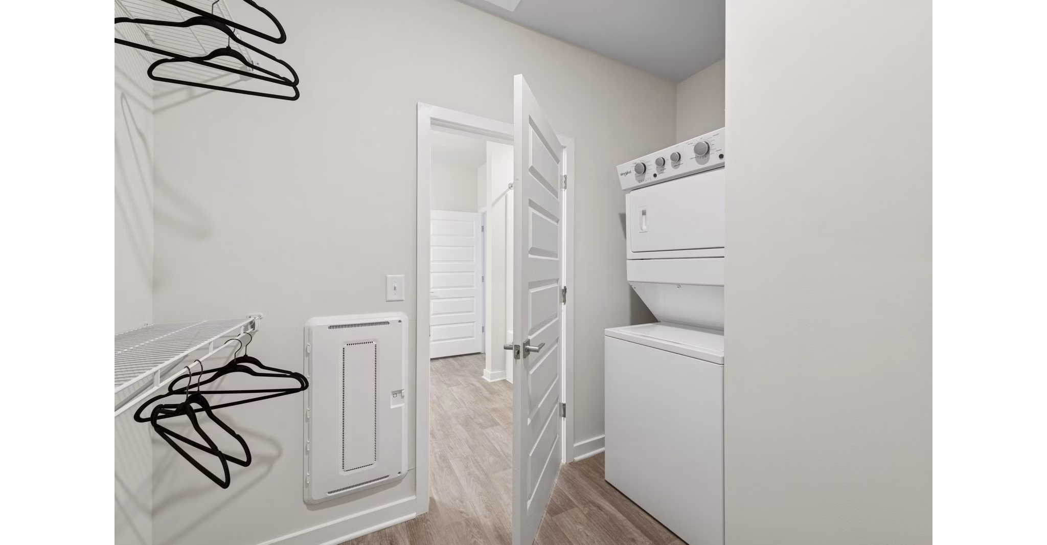 laundry room at Cottages at Ridgefield Apartment Homes