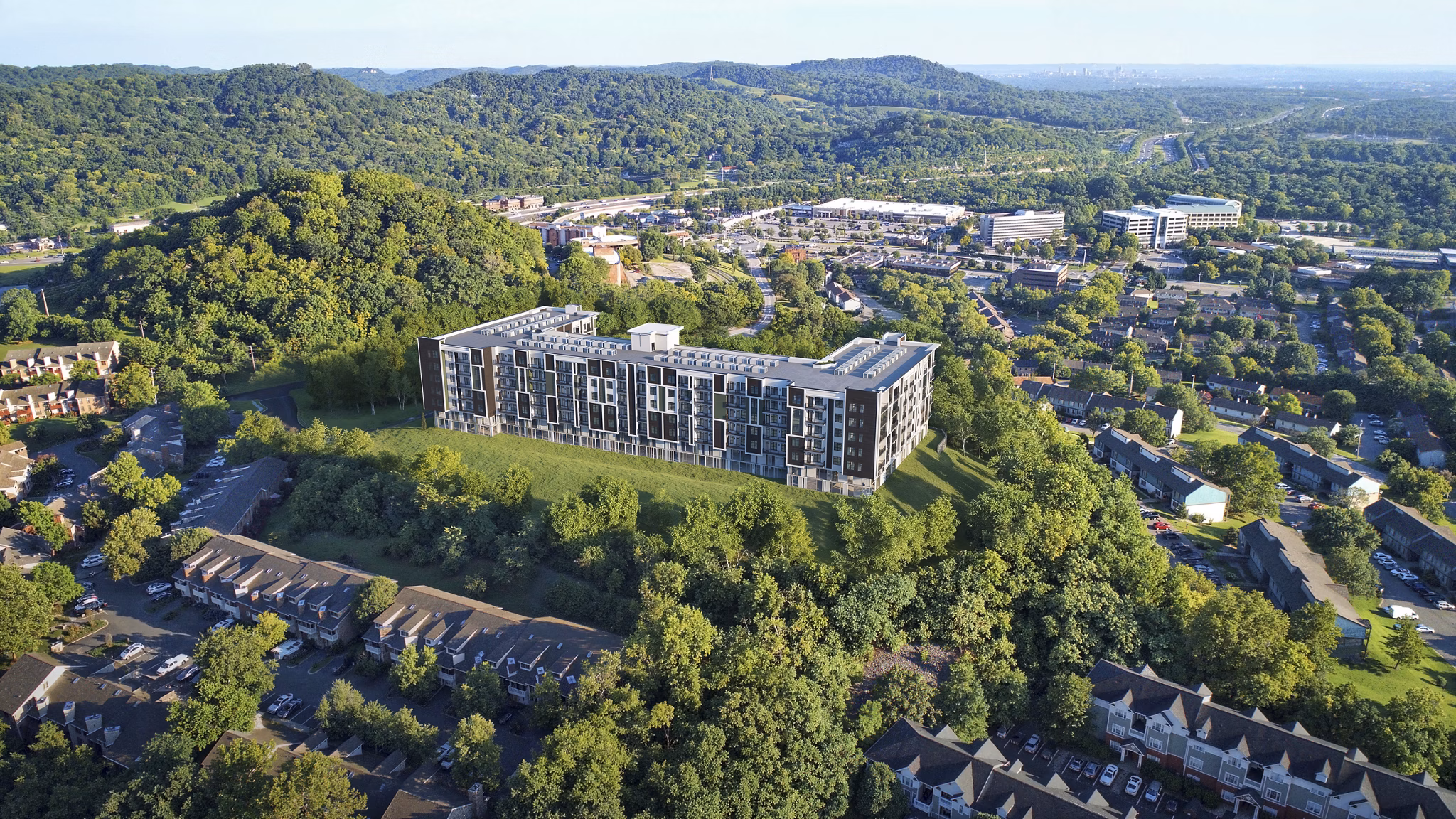 rendering at Encore at Brentwood Apartments