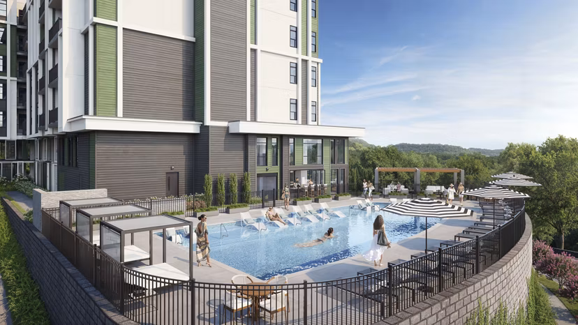 rendering at Encore at Brentwood Apartments