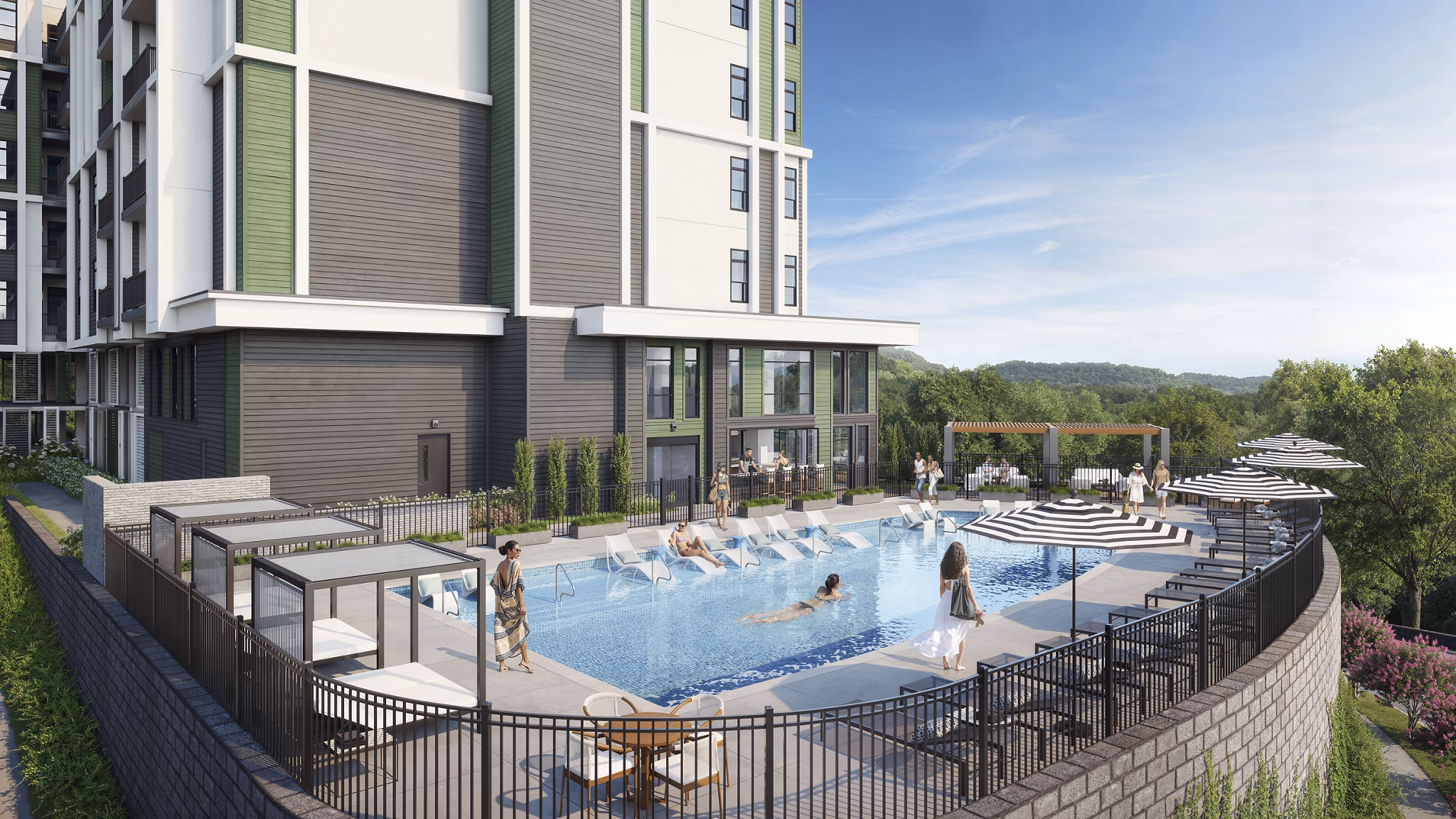 rendering at Encore at Brentwood Apartments