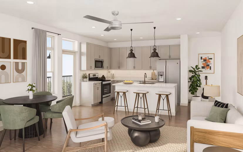 rendering at Encore at Brentwood Apartments