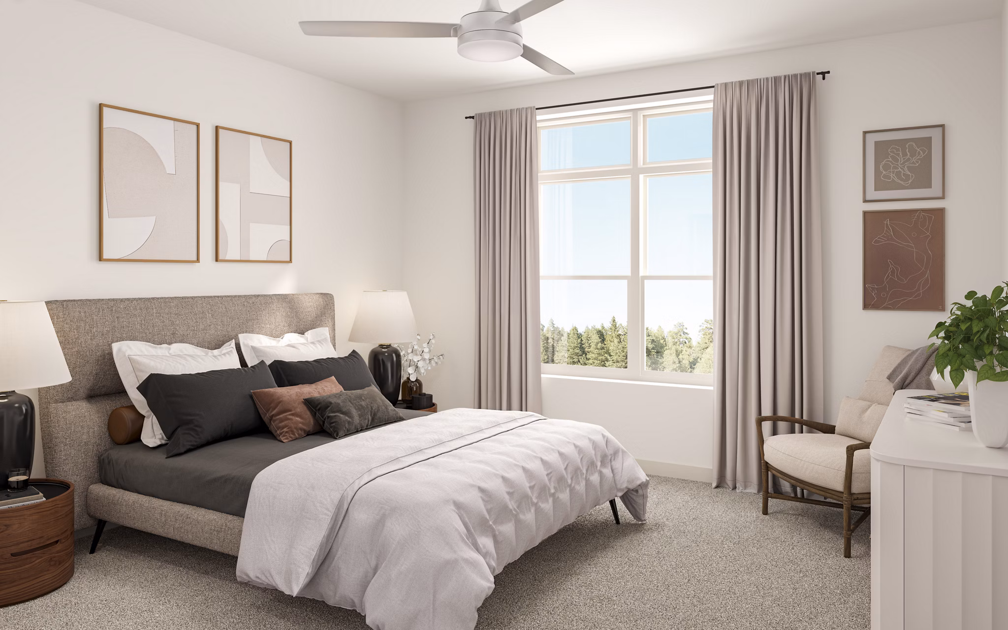 rendering at Encore at Brentwood Apartments