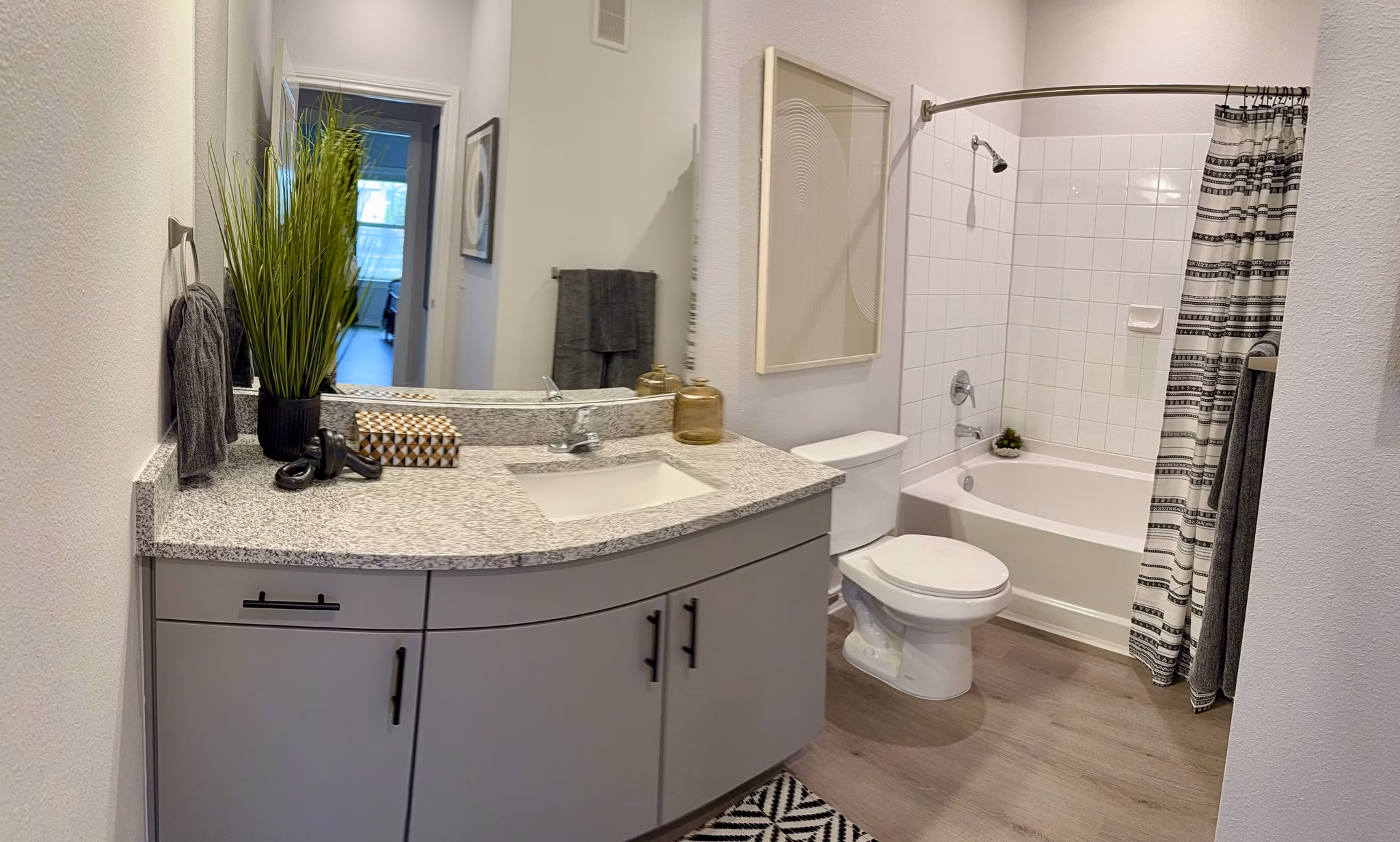 bathroom at Arbor Rose at Porter Apartments