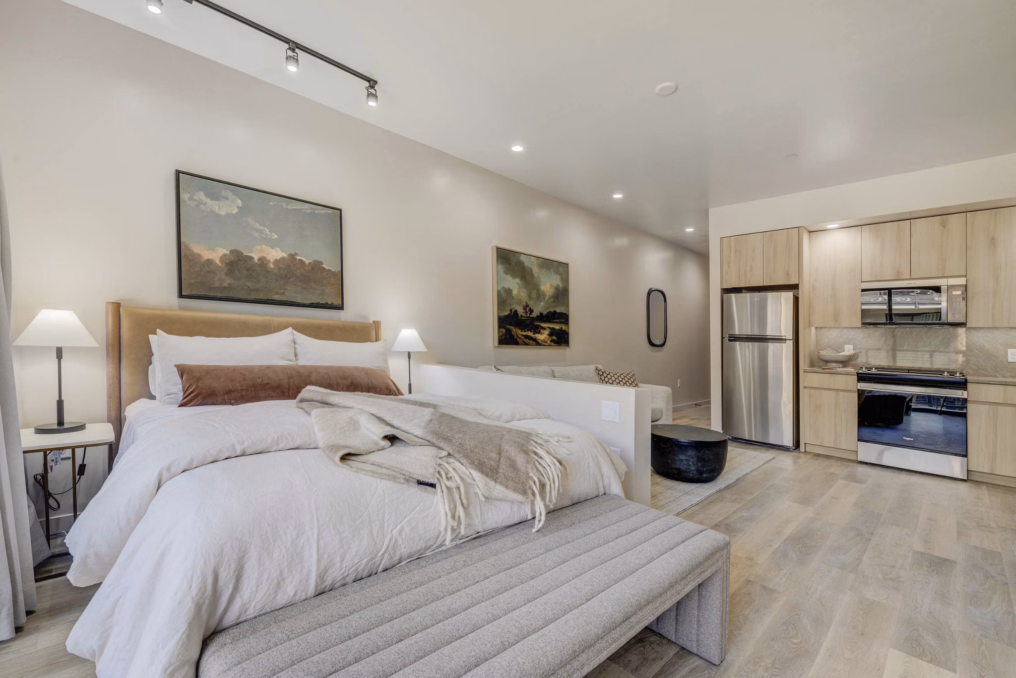 Bedroom at Sanctuary Apartments