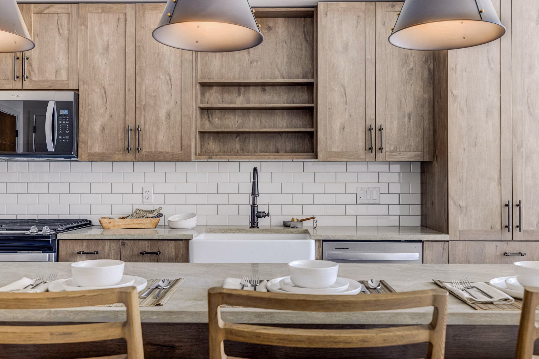 Dining Room at Sanctuary Apartments