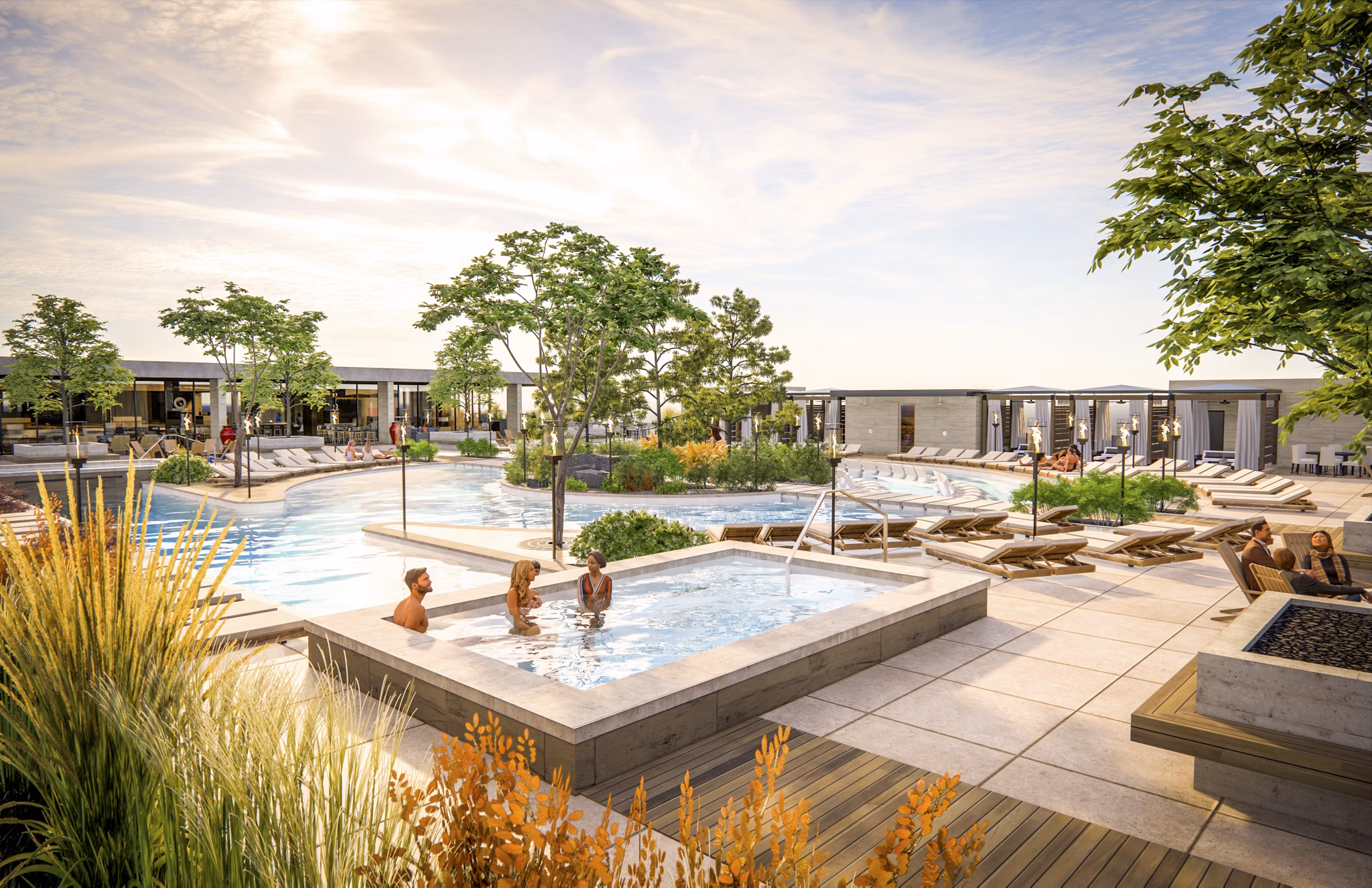 Pool at Sanctuary Apartments