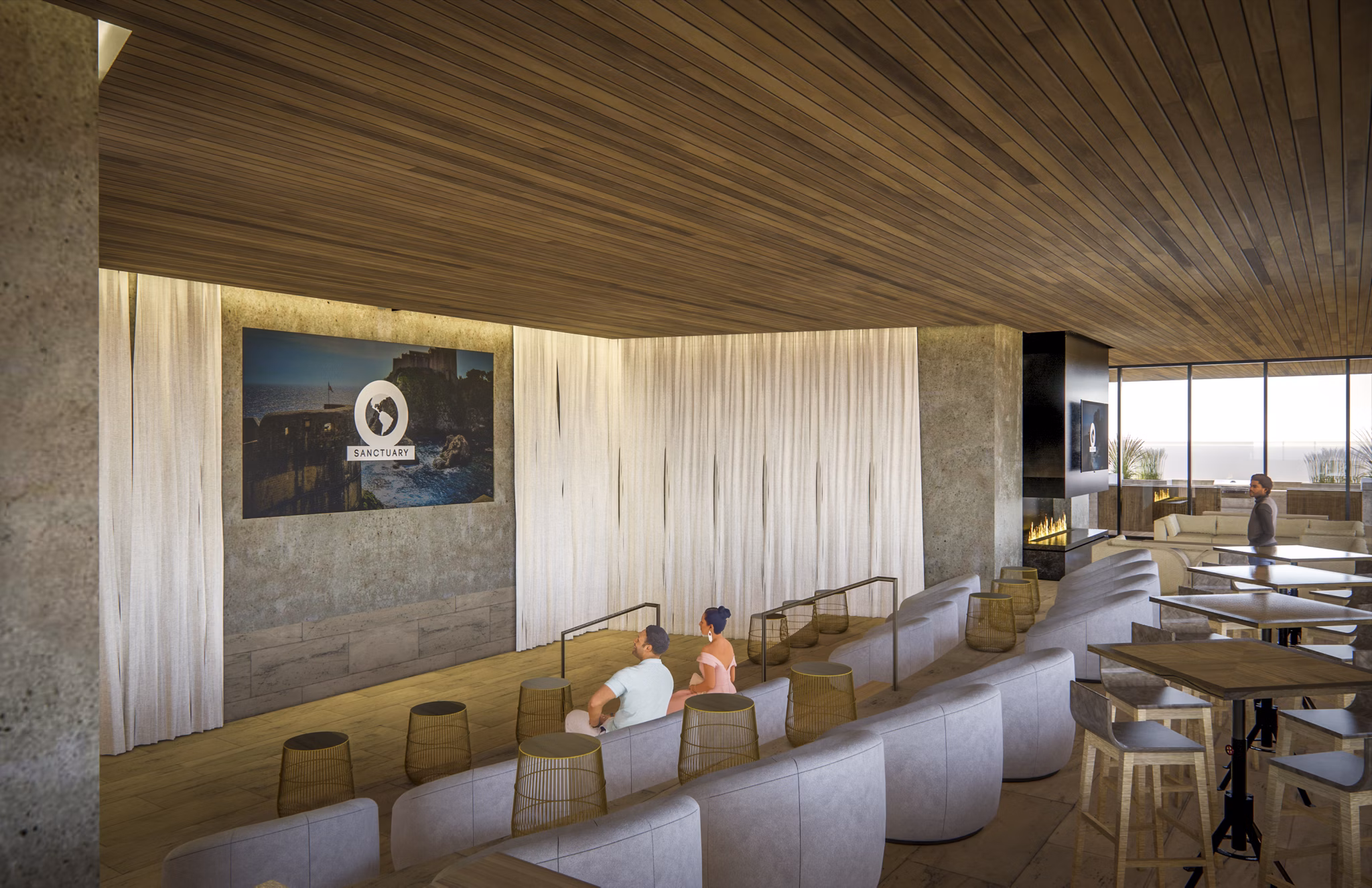 Recreational Area at Sanctuary Apartments