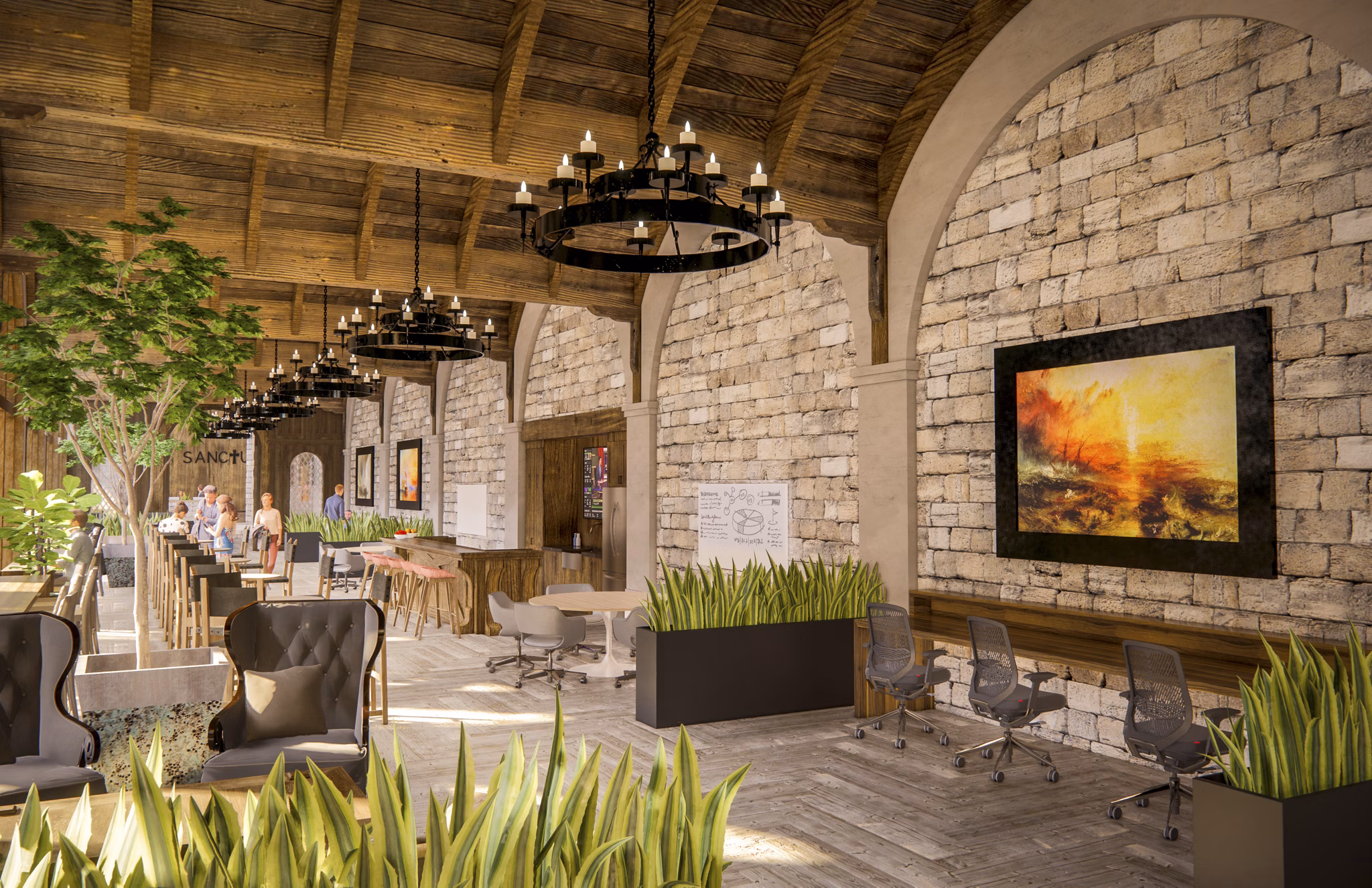 rendering for Sanctuary Apartments