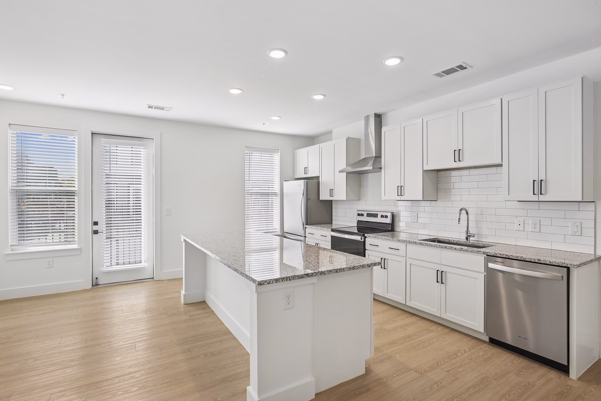 kitchen at Ainsworth Apartments