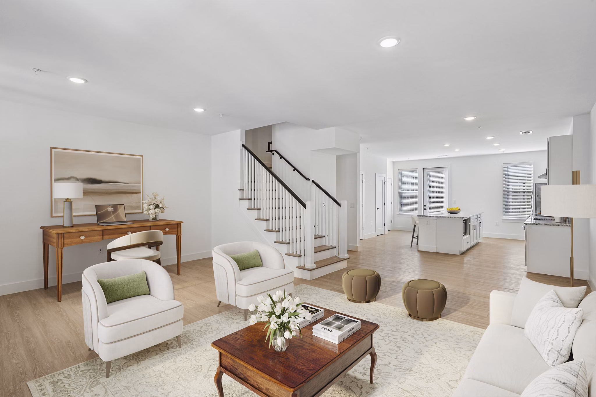 living room at Ainsworth Apartments