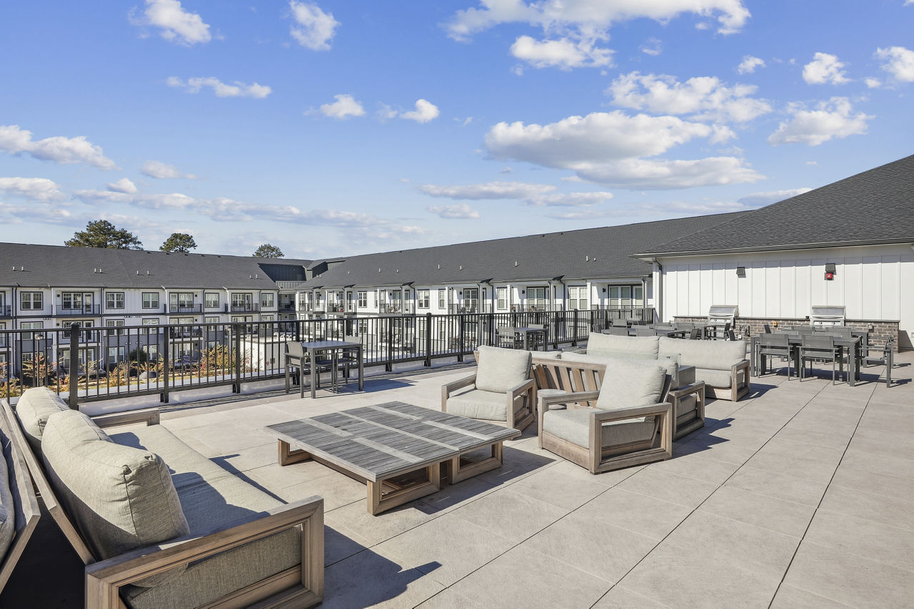 Roof deck at Ainsworth (2 of 2)