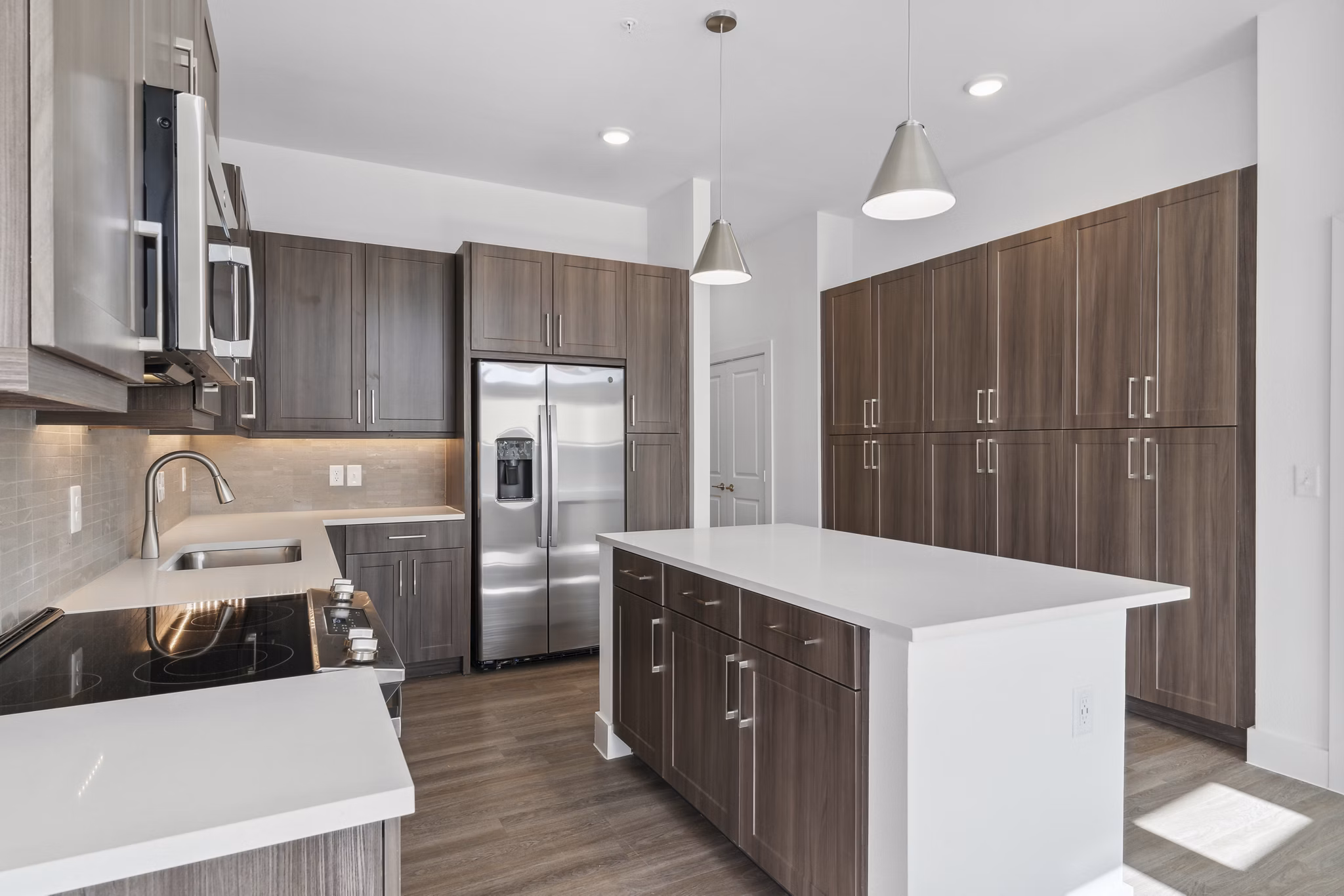 kitchen at Ovation at Galatyn Park Apartments