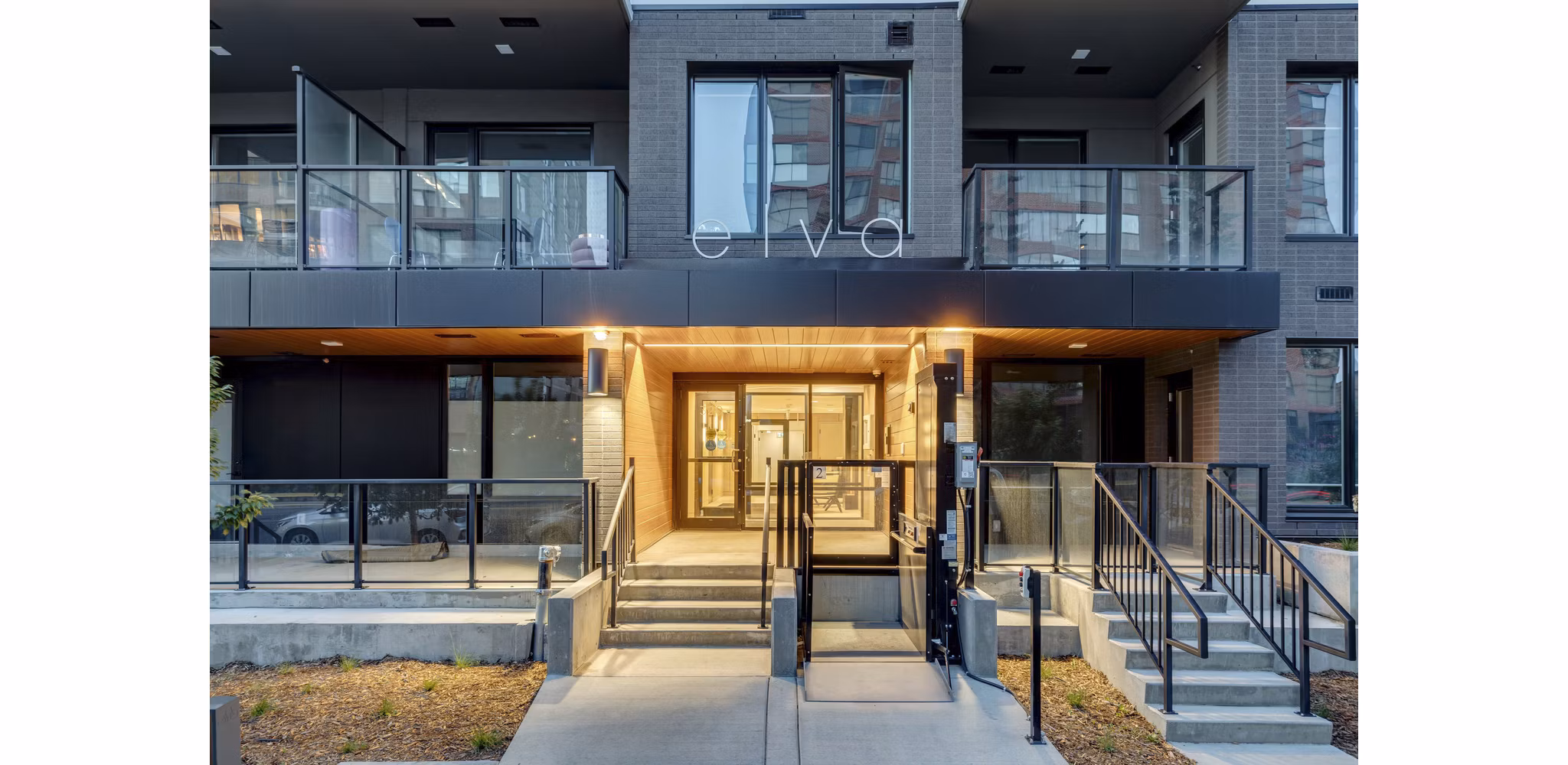 exterior at Elva Apartments