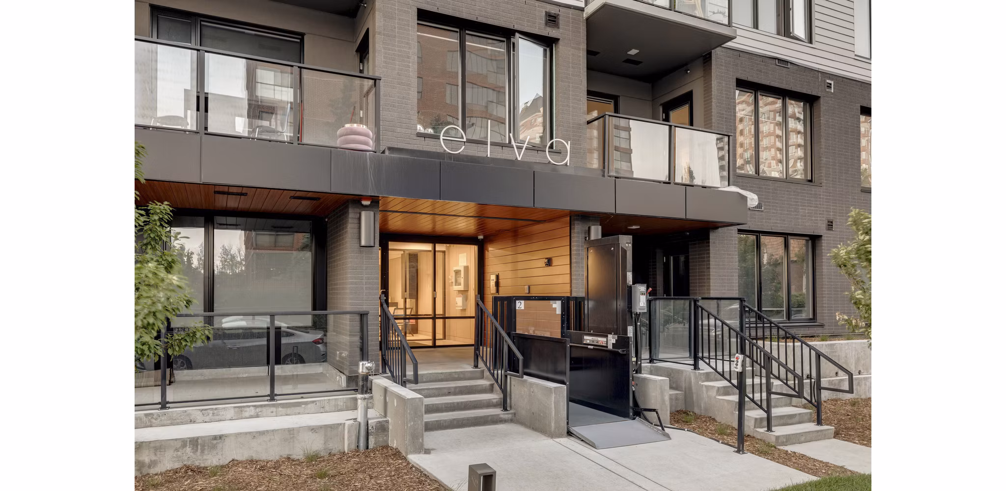exterior at Elva Apartments