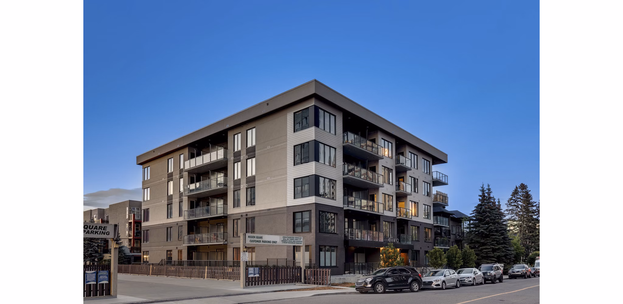 exterior at Elva Apartments