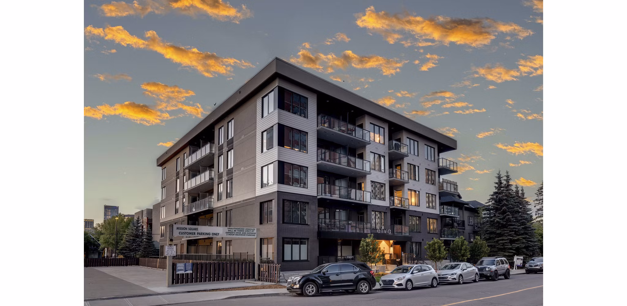 exterior at Elva Apartments