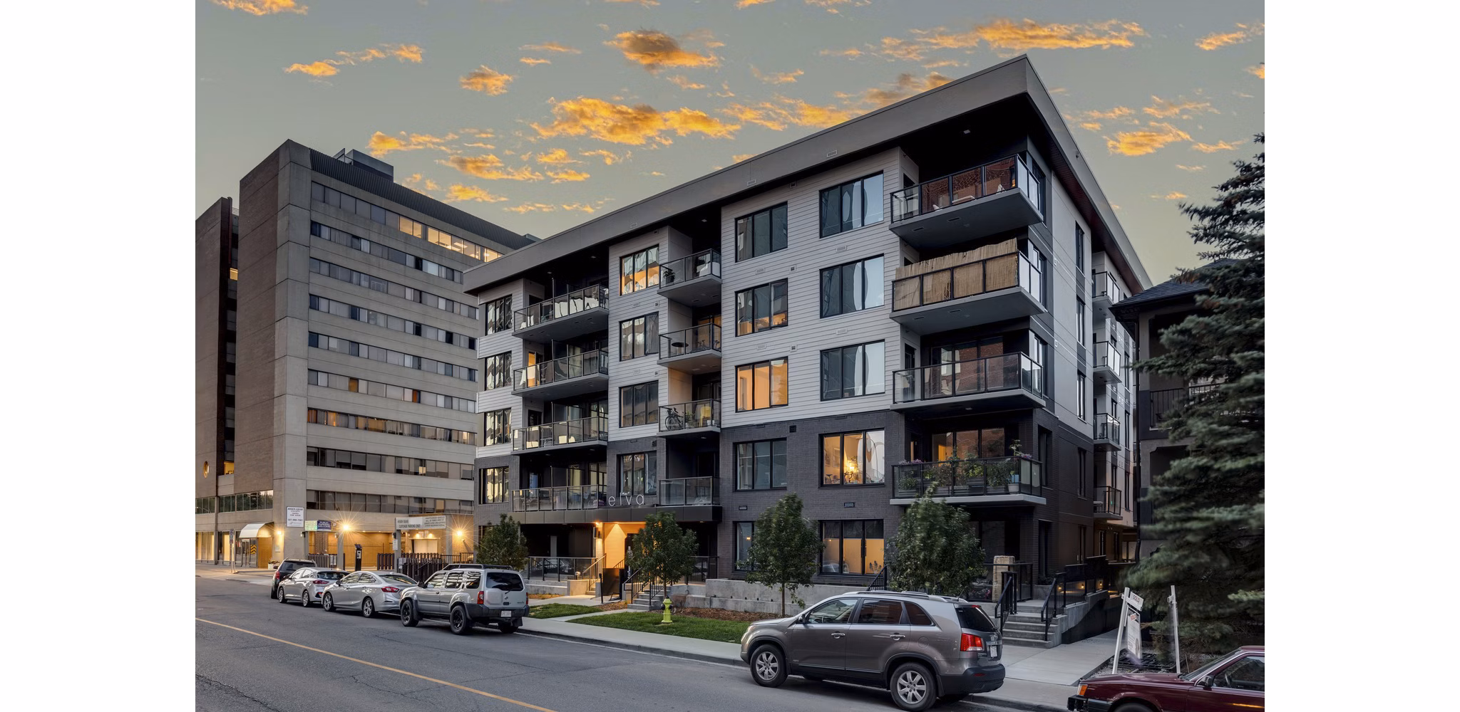 exterior at Elva Apartments