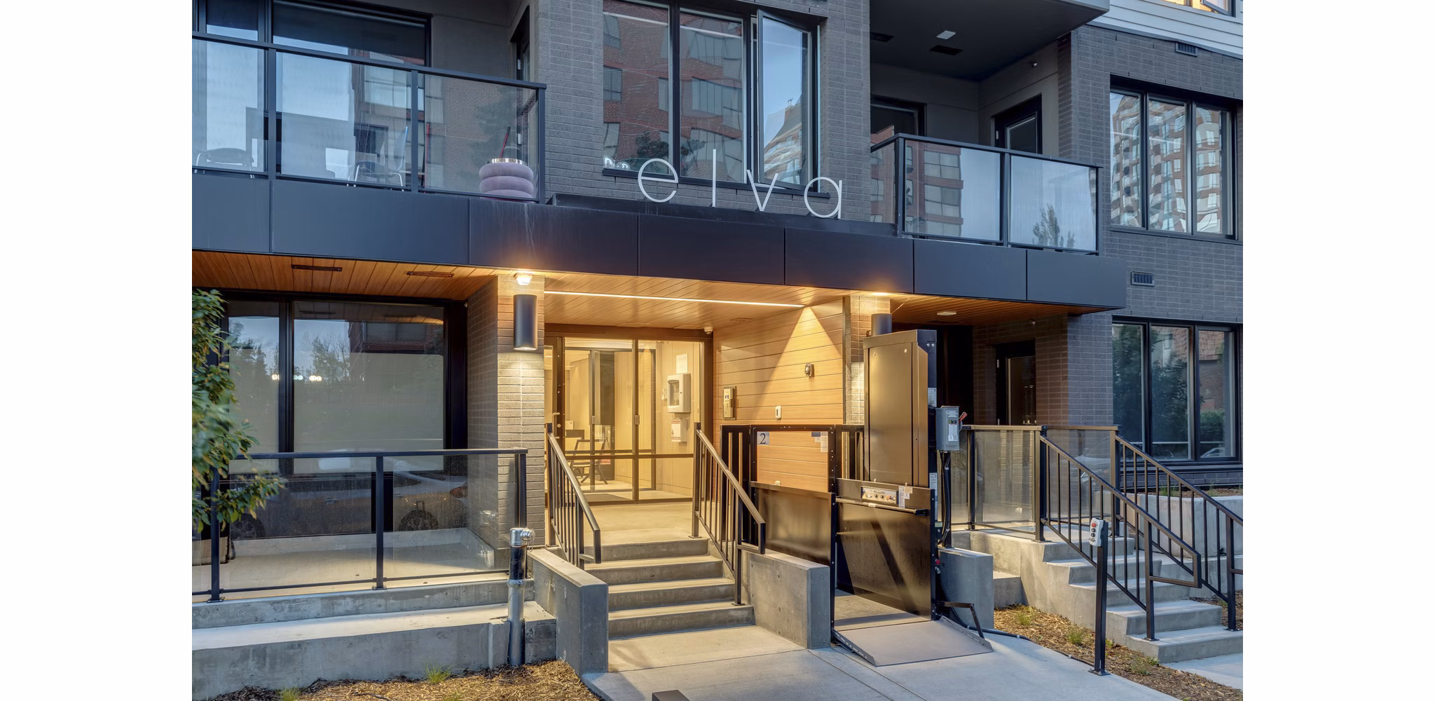 exterior at Elva Apartments