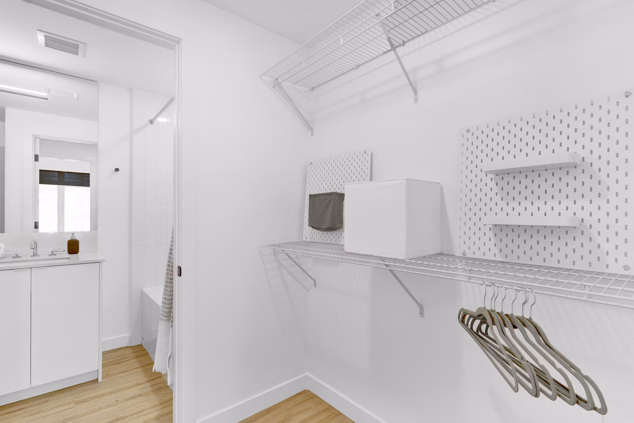 closet at Elva Apartments
