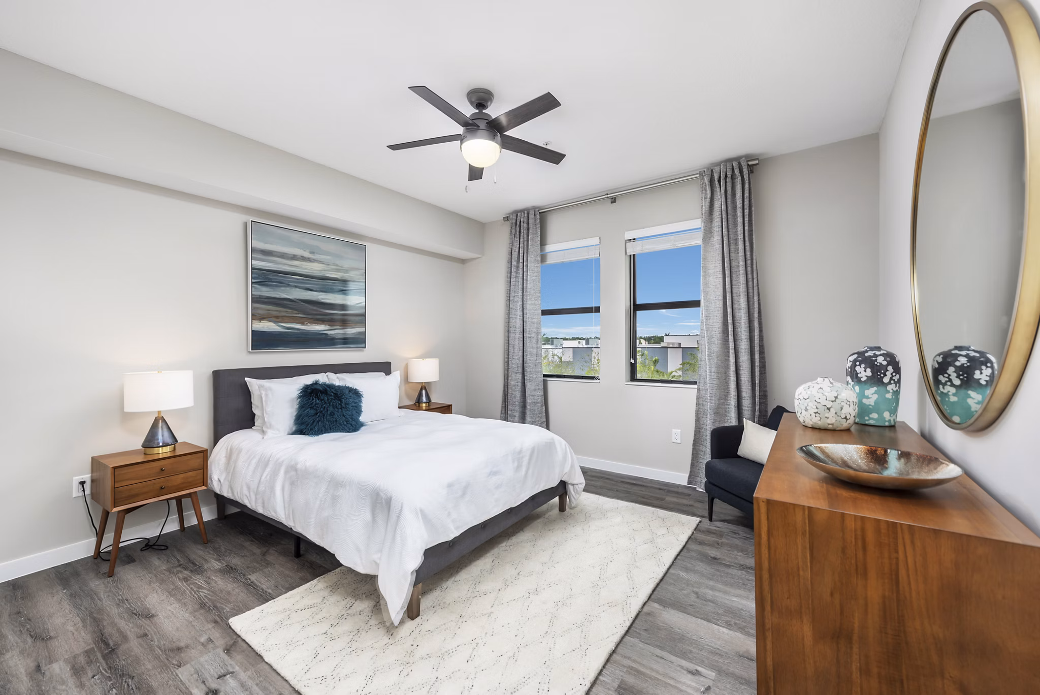 bedroom at Pines Garden at City Center Apartments