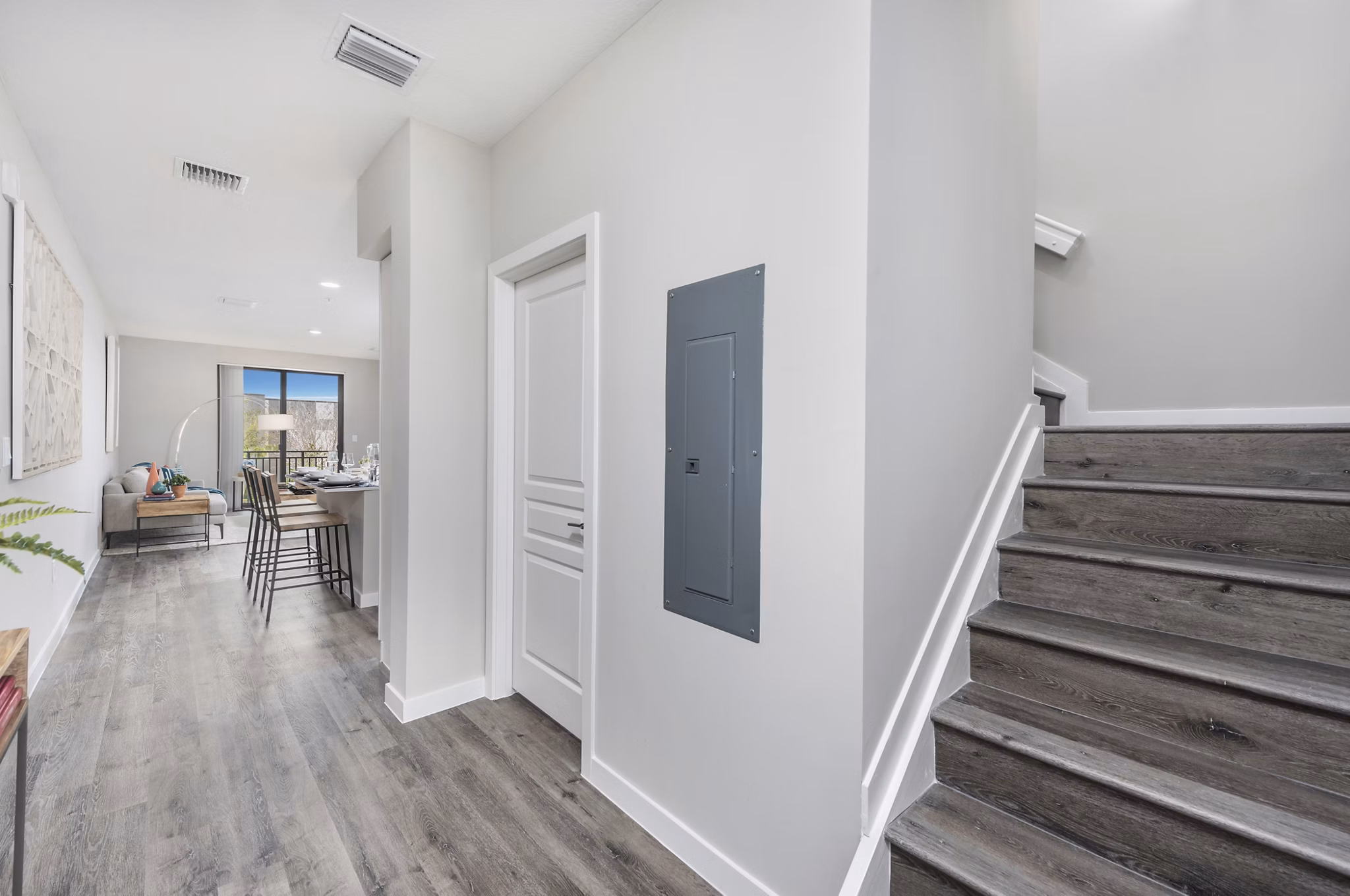 living room at Pines Garden at City Center Apartments