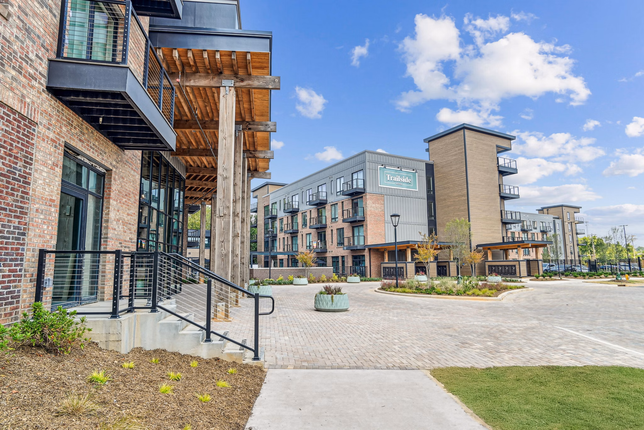 building/exterior at Trailside NoDa Apartments