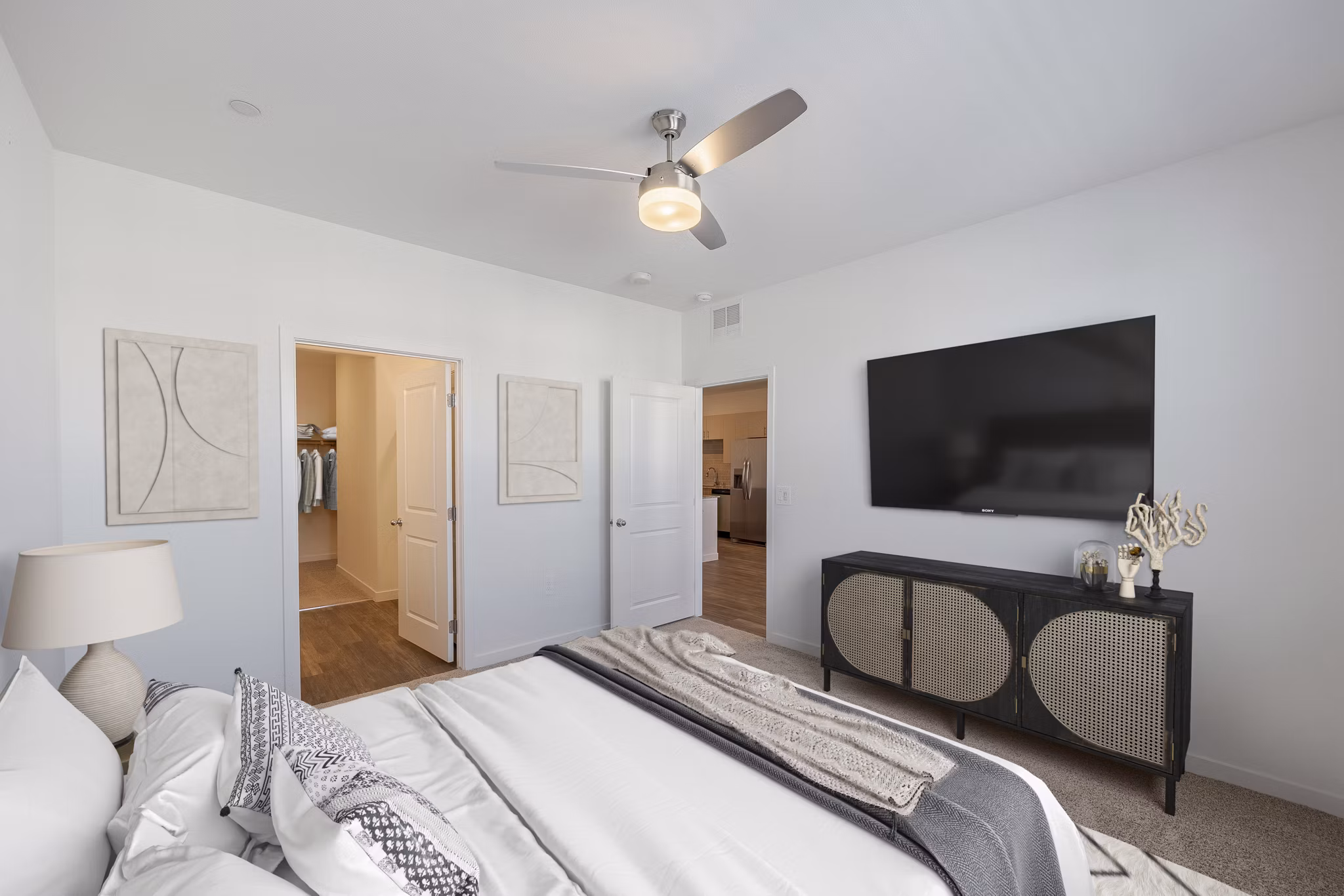 bedroom at Ascend Heartland Apartments