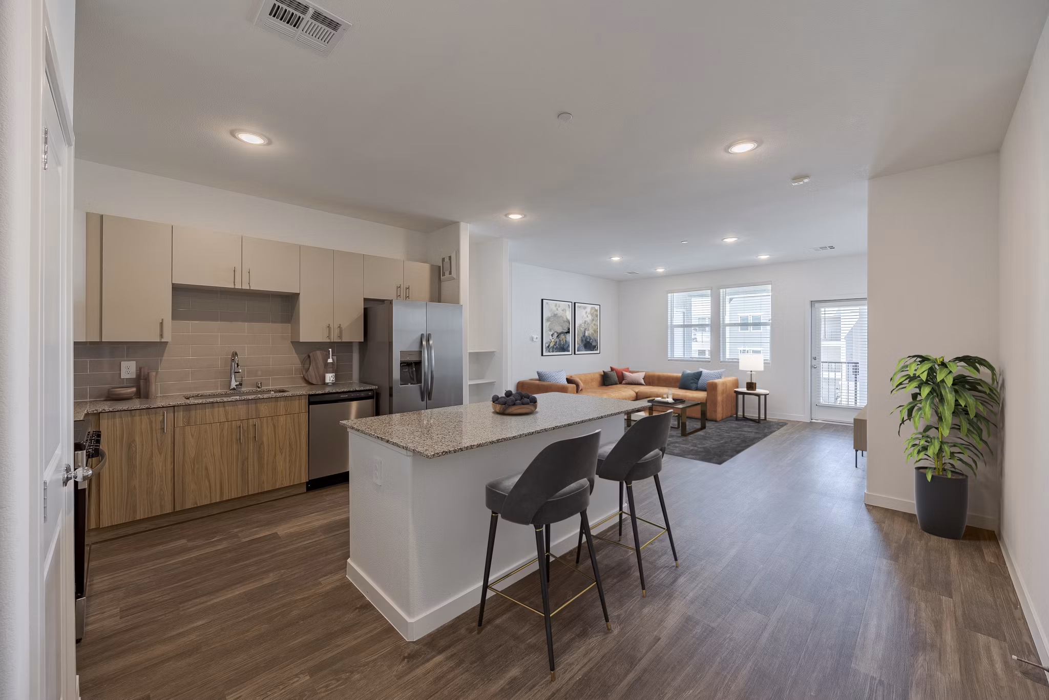 kitchen at Ascend Heartland Apartments
